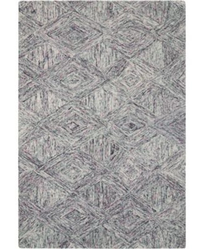 Nourison Interlock Lnk01 Gray Rug