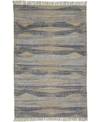 Simply Woven Londyn R0815 Gray Area Rug In Gray