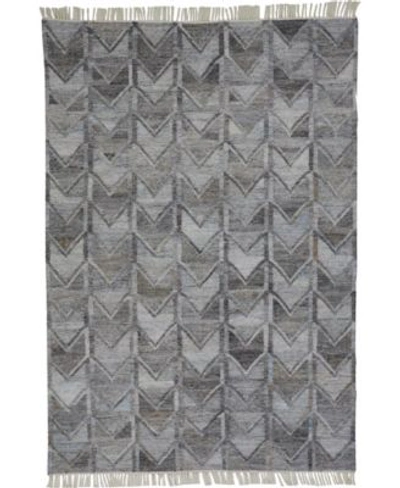 Simply Woven Londyn R0813 Gray Area Rug