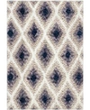 PALMETTO LIVING ORIAN COTTON TAIL IKAT DIAMOND MULTI RUG