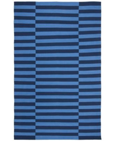 Ralph Lauren Ludlow Stripe Lrl7350a Indigo Area Rug Collection