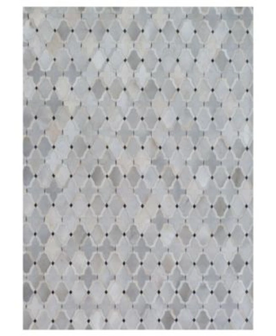 Exquisite Rugs Biota B3176 Area Rug In Silver-tone