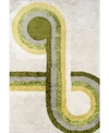 NOVOGRATZ COLLECTION NOVOGRATZ RETRO RET 3 GREEN AREA RUG COLLECTION