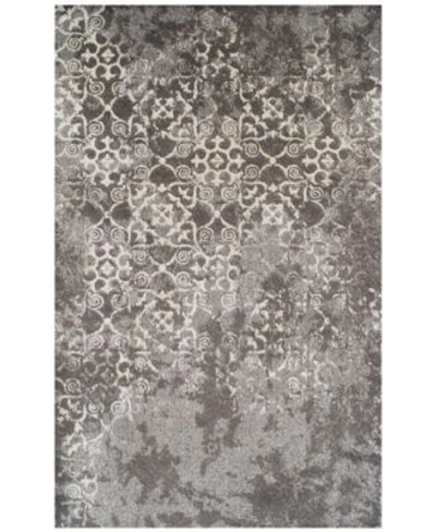 D Style Traveler Andes Grey Area Rugs In Linen