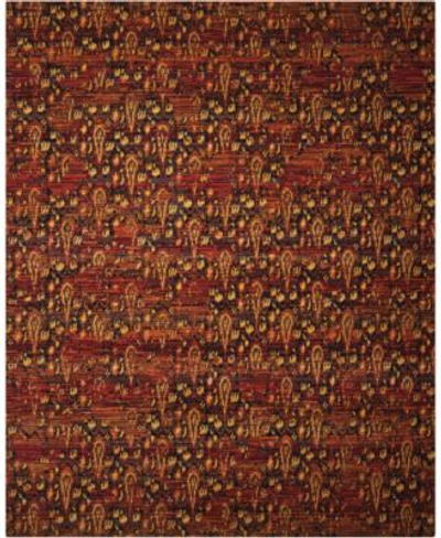 Nourison Rhapsody Rh014 Paprika Rug