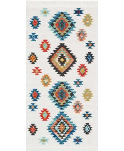 Nourison Navajo Nav07 White Rug