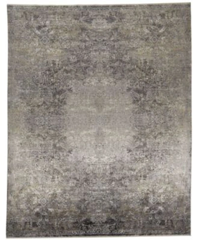 Simply Woven Michaela R3964 Brown Area Rug In Stone