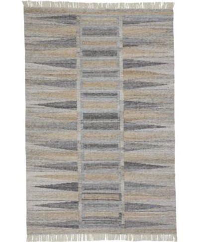 Simply Woven Londyn R0817 Gray Area Rug