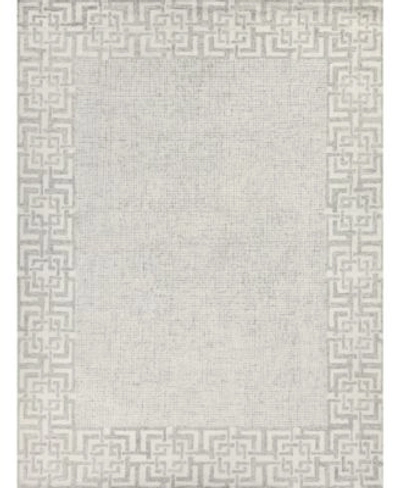 Exquisite Rugs Bourret B3706 Area Rug In Silver-tone