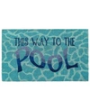 LIORA MANNE LIORA MANNE NATURA THIS WAY TO THE POOL WATER AREA RUG