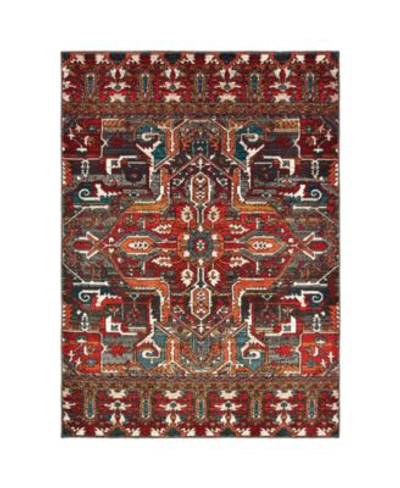 Oriental Weavers Sedona 9575a Red Rug