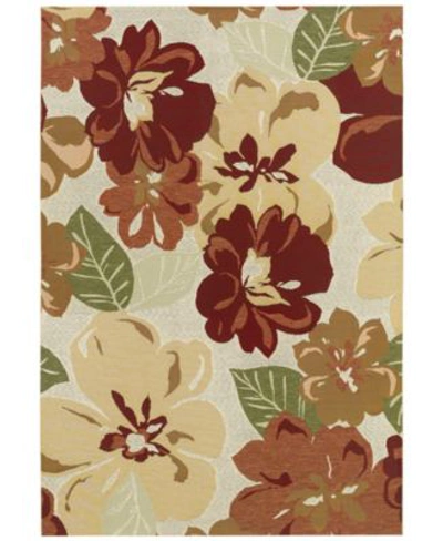 Couristan Dolce 4055 0632 Novella Rosebud Indoor Outdoor Rug Collection
