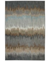 Karastan Euphoria Cashel Abyss Blue Area Rug Collection In Ash Grey