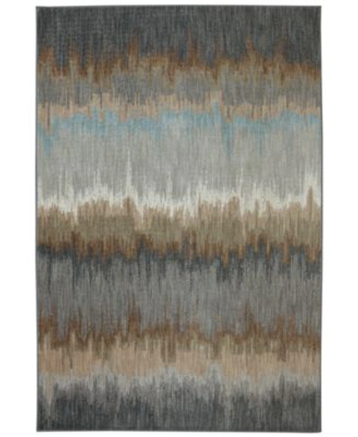 Karastan Euphoria Cashel Abyss Blue Area Rug Collection In Ash Grey