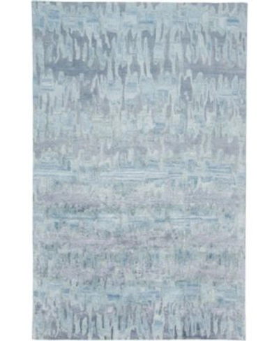 Simply Woven Rosie R8787 Blue Area Rug