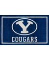LUXURY SPORTS RUGS BRIGHAM YOUNG COLBY BLUE AREA RUG
