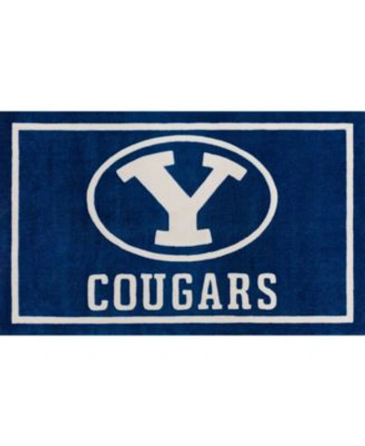 Luxury Sports Rugs Brigham Young Colby Blue Area Rug