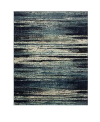 Karastan Elements Geneva Area Rug In Indigo