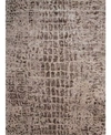 Nourison Gemstone Gem06 Brown Rug In Brown