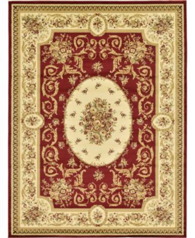 Bayshore Home Belvoir Blv4 Area Rug Collection In Red