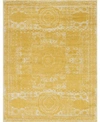 BAYSHORE HOME MOBLEY MOB2 YELLOW AREA RUG COLLECTION
