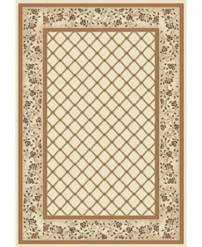 Portland Textiles Portland Textile Adriatic Vintage Trellis Area Rug In Ivory