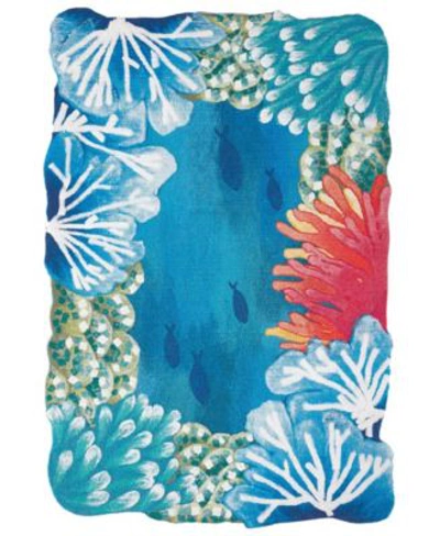 LIORA MANNE LIORA MANNE VISIONS IV REEF BORDER AREA RUG