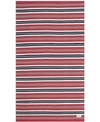 Ralph Lauren Leopold Stripe Lrl2462e Red Outdoor Area Rug Collection In Red