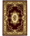 Kas Corinthian 5308 Red/ivory Aubusson 3'3" X 4'11" Area Rug