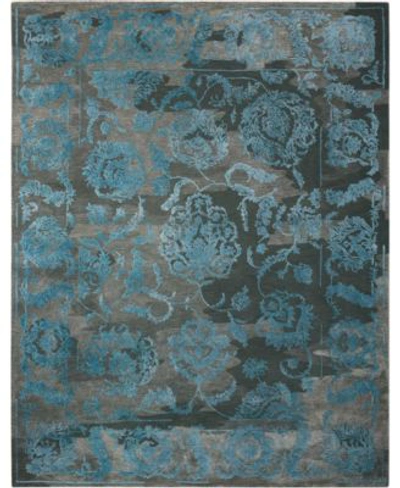 Nourison Opaline Opa12 Charcoal Rug