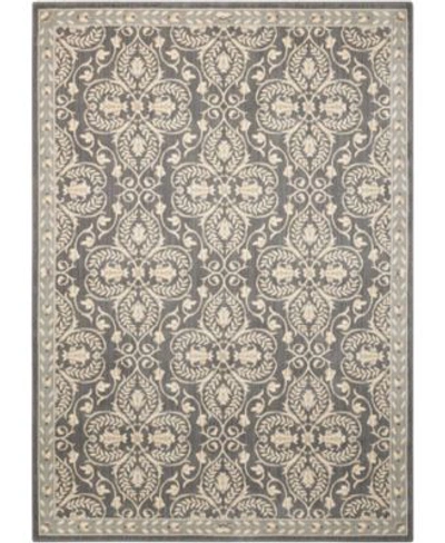 Nourison Riviera Ri01 Charcoal Rug