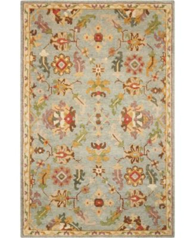 Nourison Tahoe Ta13 Teal Rug