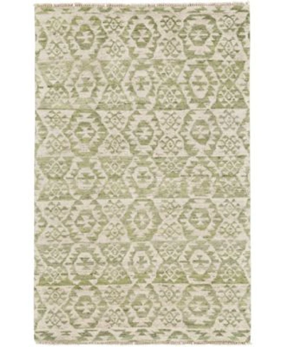 Simply Woven Amelia R6321 Olive Area Rug