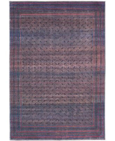 Simply Woven Welch R39h5 2' X 3' Area Rug In Tan,blue
