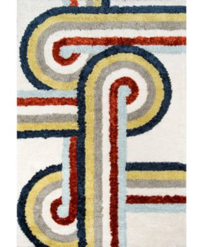 Novogratz Collection Novogratz Retro Ret 5 Multi Runner Area Rug Collection