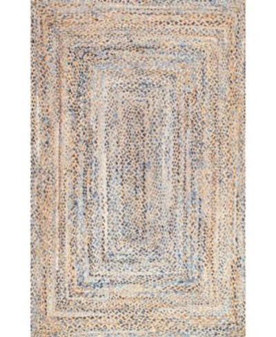 Nuloom Dune Road Hand Braided Eliz Blue Area Rug