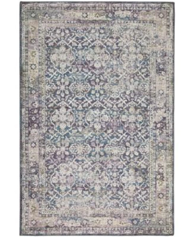 D Style Basilic Bas3 Area Rug In Ivory