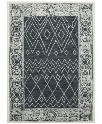 Amer Rugs Berlin Suney Area Rug In Charcoal