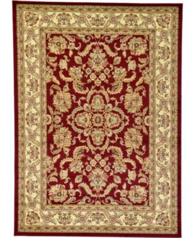 Bayshore Home Passage Psg5 Red Area Rug Collection