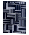 SIMPLY WOVEN CLOSEOUT FEIZY ANGEL R3836 NAVY AREA RUG