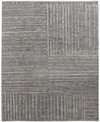 Simply Woven Rheed R6913 Area Rug In Charcoal