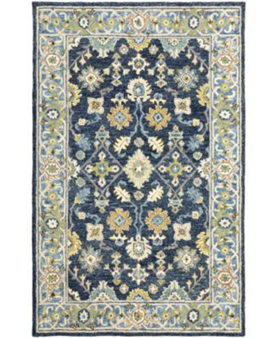 Jhb Design Garden Gar05 Navy Rug In Blue