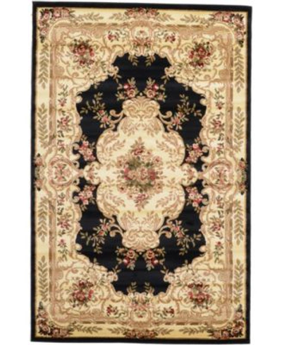 Bayshore Home Belvoir Blv5 Area Rug Collection In Black