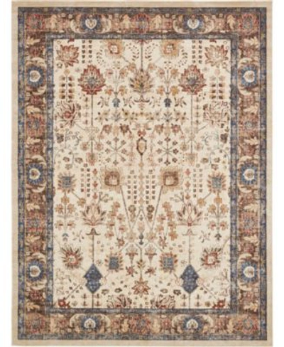 Bayshore Home Shangri Shg2 Area Rug Collection In Terracotta