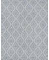 Erin Gates Easton Eas 1 Machine Washable Pleasant Gray Area Rug Collection In Navy