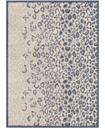 Abbie & Allie Rugs Vibrant Vib2340 Area Rug In Navy