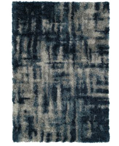 D Style Jackson Pane Navy Area Rug In Blue