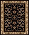 Km Home Closeout  Pesaro Black Area Rug Collection In Black
