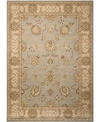 Nourison Persian Empire Pe22 Aqua Rug In Aqua