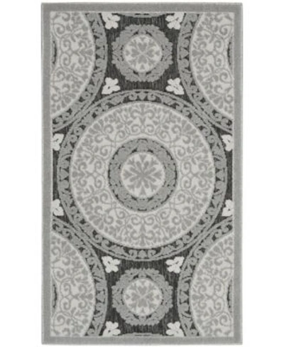 Nourison Key Largo Klg03 Gray Rug